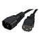 Startech® 3 IEC 60320 C13 To IEC 60320 C14 Standard Computer Power Extension Cord, Black