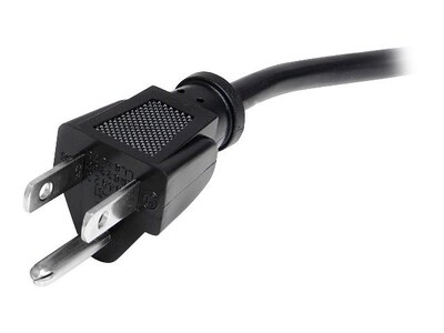 StarTech® 20' NEMA5-15P To C13 Standard Computer Power Cord; Black