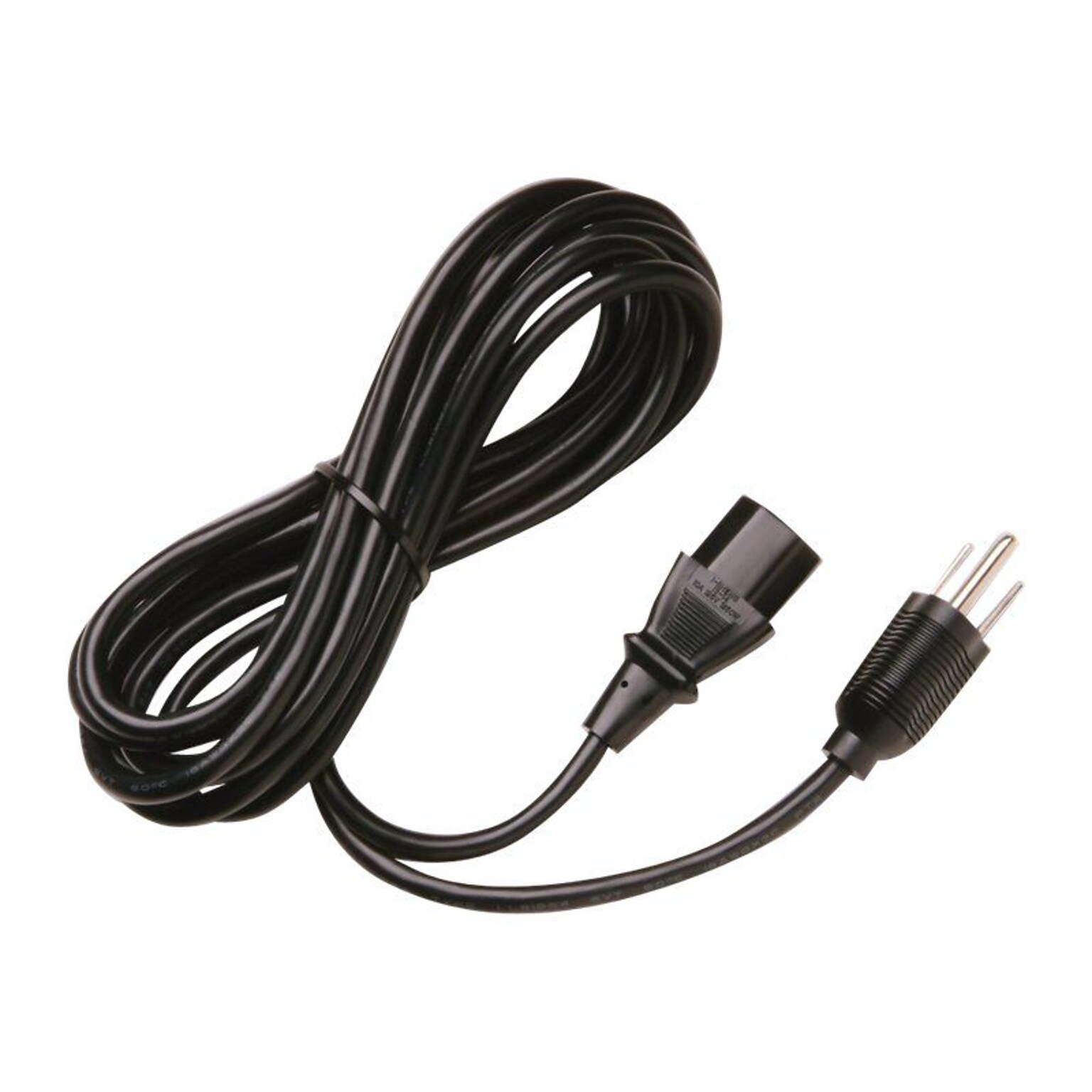 HP 6 IEC C13 To NEMA 5-15 Standard Power Cord, Black