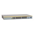 Allied Telesis™ AT-8000S/24 24-Port Stackable Managed Fast Ethernet Switch With 2 Combo SFP Ports