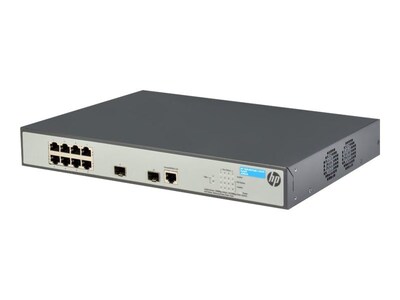 HP® 1920 8-Port PoE Fixed-Port Managed Gigabit Ethernet Switch With 2 GbE SFP Slots
