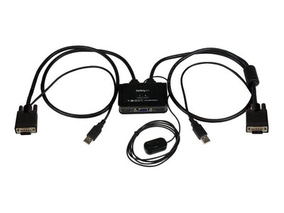 StarTech® 2-Port USB VGA Cable KVM Switch