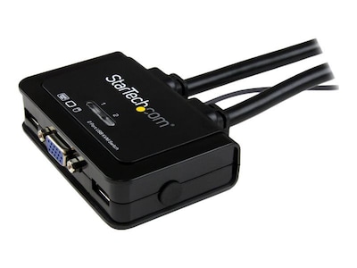 StarTech® 2-Port USB VGA Cable KVM Switch