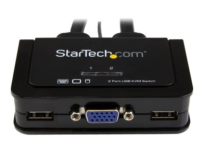 StarTech® 2-Port USB VGA Cable KVM Switch