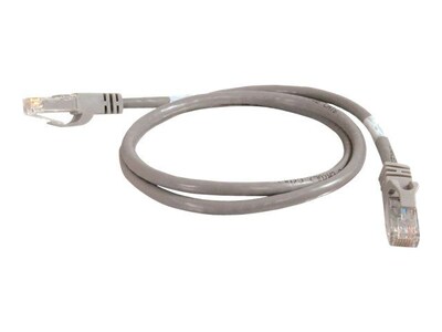 C2G® 50 CAT6 Snagless Unshielded RJ-45 Male/Male Network Patch Cable, Gray