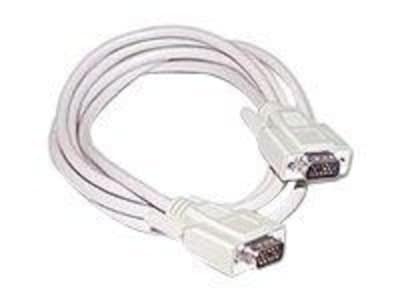 C2G® 10 Economy HD15 SVGA Male/Male Monitor Cable, Beige
