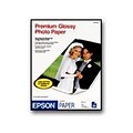 Epson ® Premium Glossy Photo Paper; 6 x 4, White, 100 Sheets/Pack (S041727)