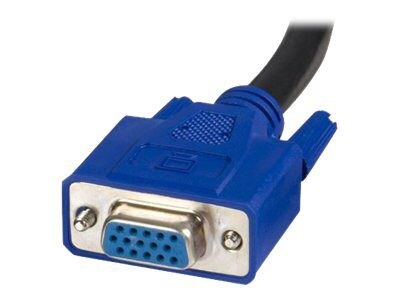 Startech® 15' Universal VGA To USB KVM Cable, Black
