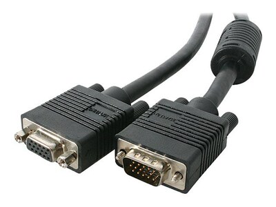 Startech® 25 Coax High Resolution HD15 Male/Female VGA Monitor Extension Cable