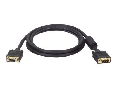 Tripp Lite 6 Coax High Resolution VGA Male/Female Monitor Extension Cable; Black