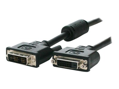Startech® 10 Single Link DVI-D Male/Female Monitor Extension Cable, Black