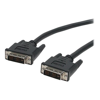 StarTech® 15 Single Link DVI-D Male/Male Video Cable; Black