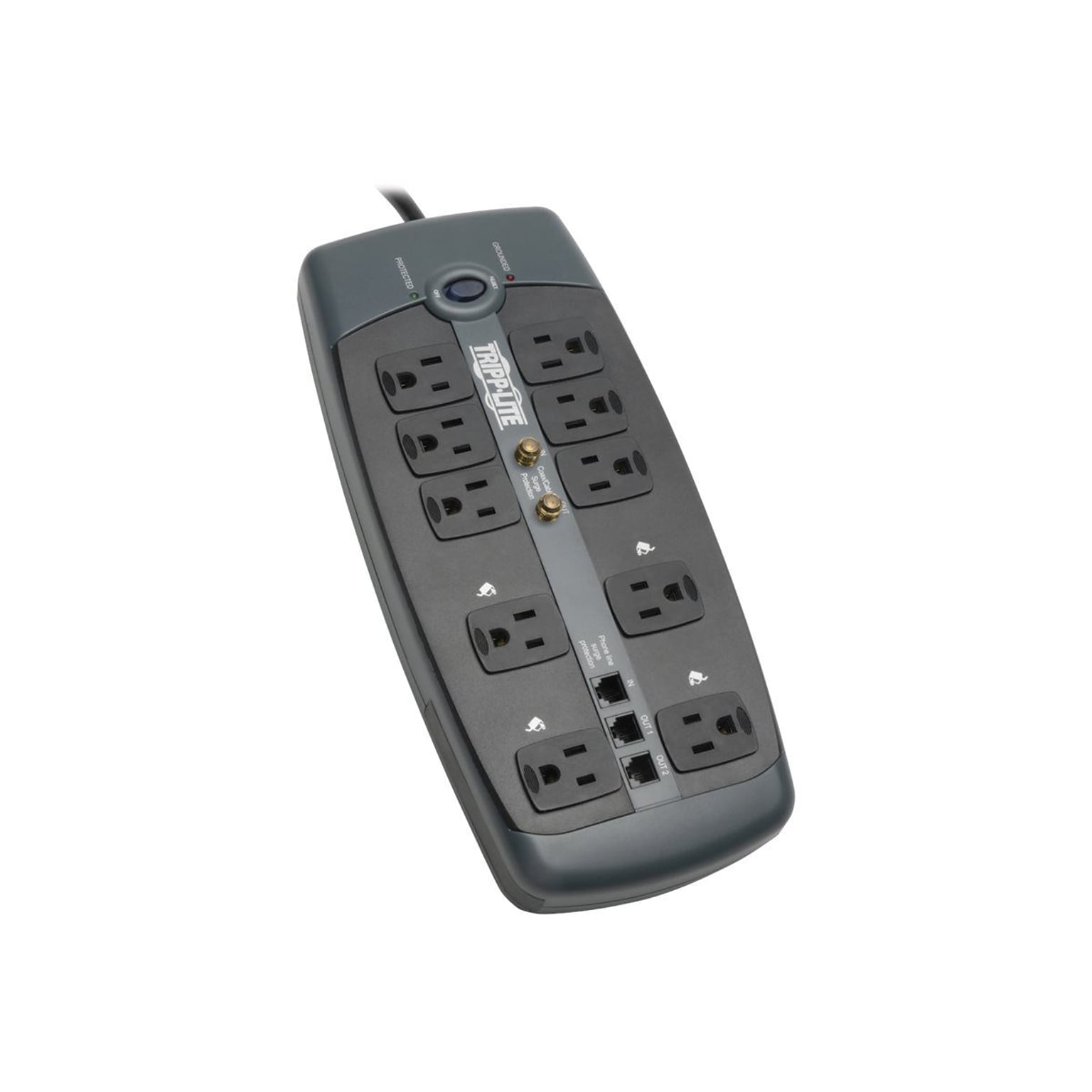 Tripp Lite Protect It 10 Outlet Surge Protector With 8 Cord