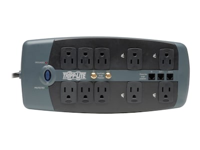 Tripp Lite Protect It 10 Outlet Surge Protector With 8' Cord