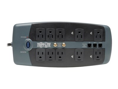 Tripp Lite Surge Protector 10O/T W/8 Cord