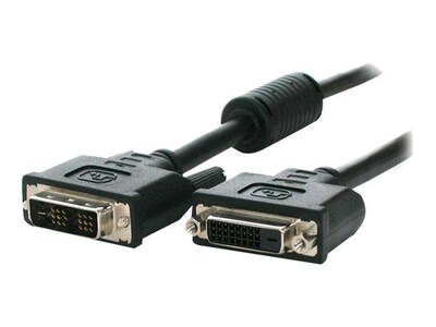 StarTech® 6 Single Link DVI-D Male/Female Monitor Extension Cable; Black