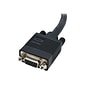 StarTech® 6' Coax High Resolution HD15 Male/Female VGA Monitor Extension Cable