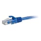 C2G 22015 15' Blue RJ-45 Male/Male Cat6 Snagless Network Patch Cable for Network Adapters/Hubs