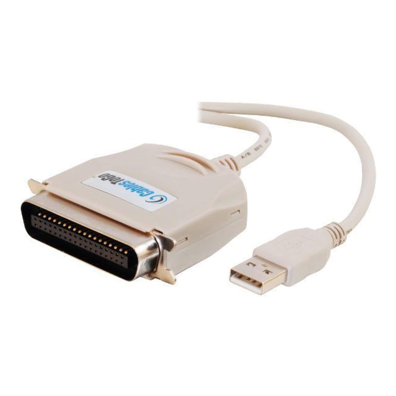 C2G® USB/Centronics Parallel Printer Adapter Cable; 6