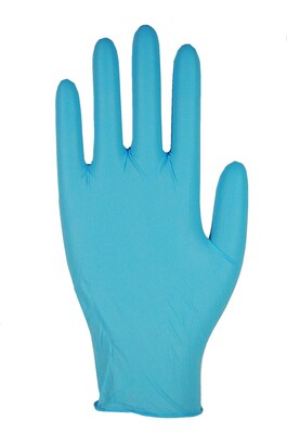 Cranberry® Contour® Nitrile Exam Gloves; Blue,  Large, 1000/Pack