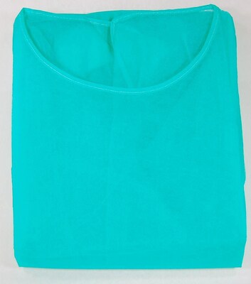Cypress Spun-Bound Polypropylene Cover Gown With Knit Cuff; Universal Size, Green, 100/Pack