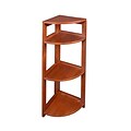 Regency Home Collection 34-inch High Corner Folding Bookcase, Cherry