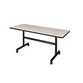 Regency 60-inch Metal & Wood Training Table, Maple