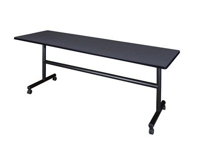 Regency Kobe Flip Top Mobile Training Table, 24D x 84W, Gray (MKFT8424GY)