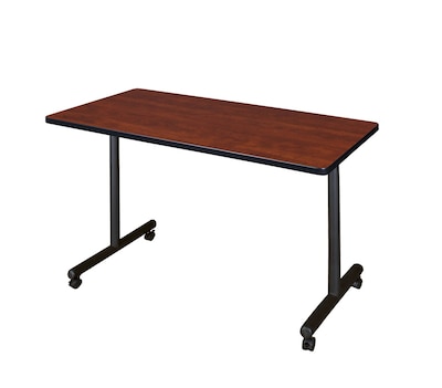 Regency Kobe 48 x 24 Mobile Training Table, Cherry (MKTRCC4824CH)