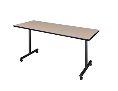 Regency 60 Laminate, Metal & Wood Training Table, Beige (MKTRCC6024BE)
