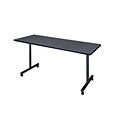 Regency 72-inch Laminate & Steel Kobe Mobile Training Table, Gray