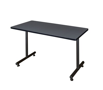Regency 48-inch Metal & Wood Kobe Training Table, Gray