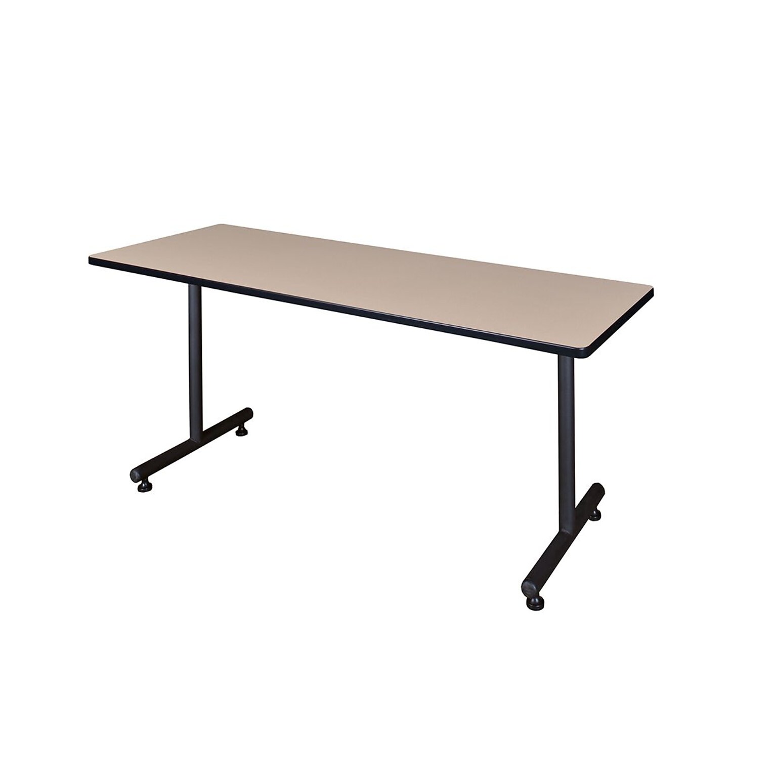 Regency 60 Metal Plastic & Wood Training Table, Beige (MKTRCT6024BE)