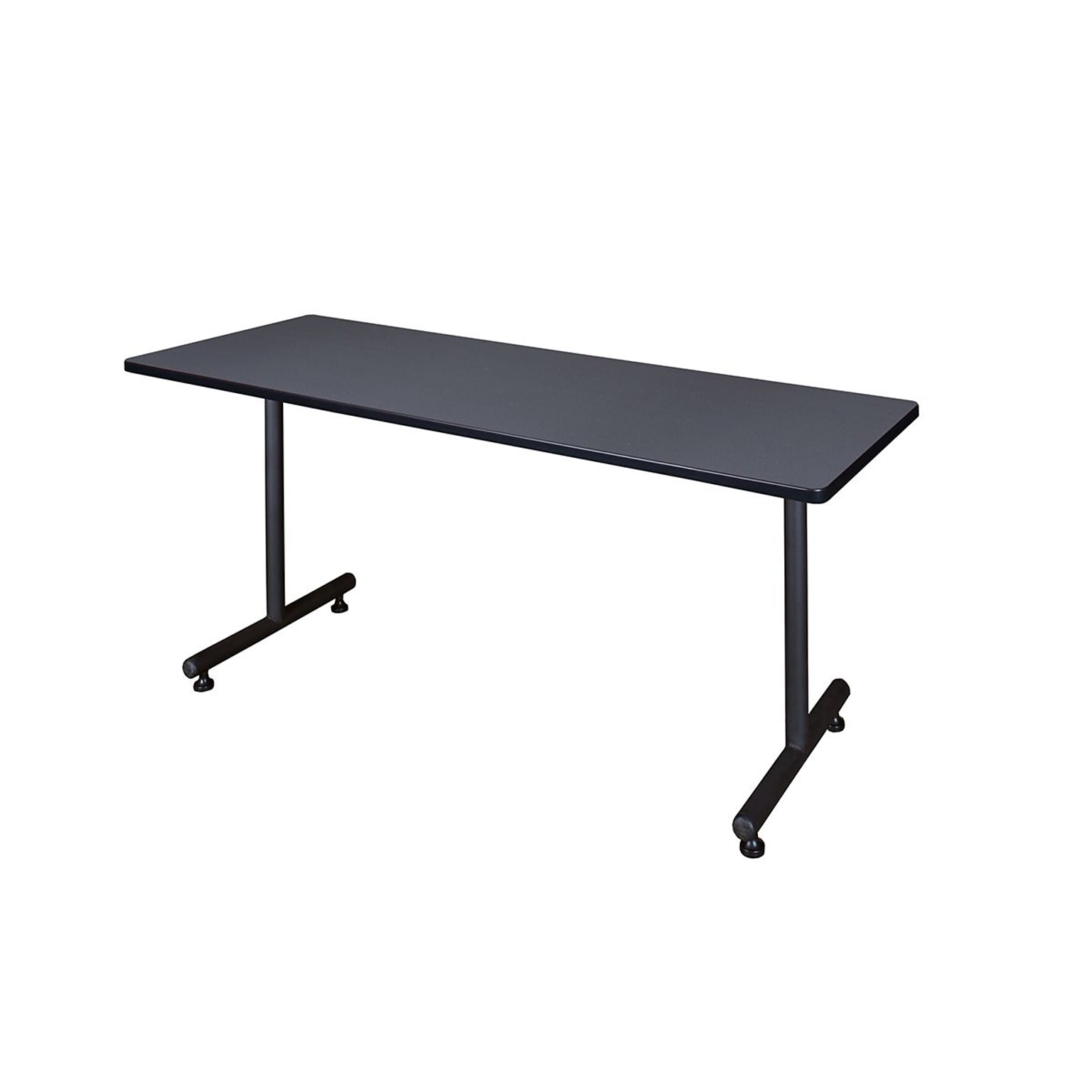 Regency 72-inch Metal & Wood Kobe Rectangular Training Table, Gray