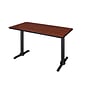 Regency 48-inch Metal & Wood Training Table, Cherry (MTRCT4824CH)