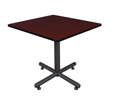 Regency 36-inch X Base Lunchroom Table, Mahogany