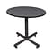 Regency Kobe Breakroom Table, 36W, Gray (TKB36RNDGY)