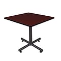 Regency 42-inch Square Kobe Break Room Table, Mahogany