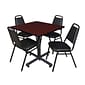 Regency Kobe 42" Square Break Room Table (TKB4242MH29)