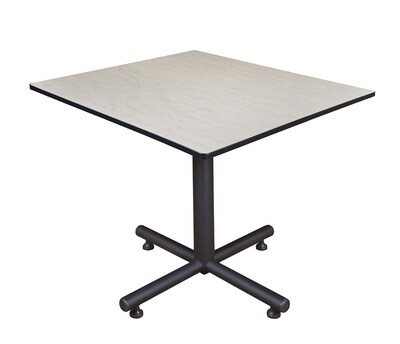 Regency 48-inch Square Kobe X Base Lunchroom Table, Maple