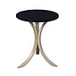 Niche Mia Bentwood 18"Dia Round Side Table, Natural (2018NTBK)