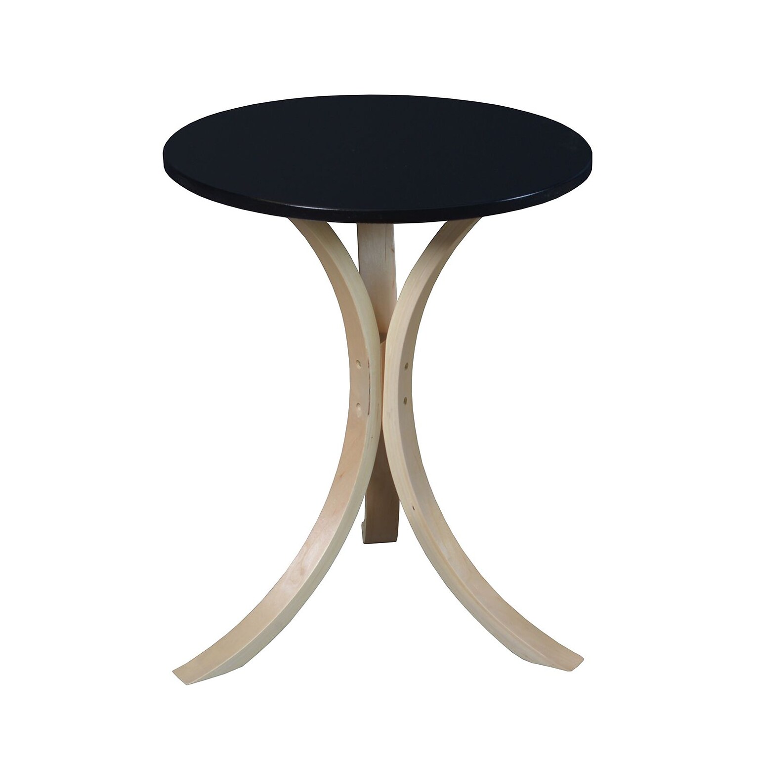 Niche Mia Bentwood 18Dia Round Side Table, Natural (2018NTBK)