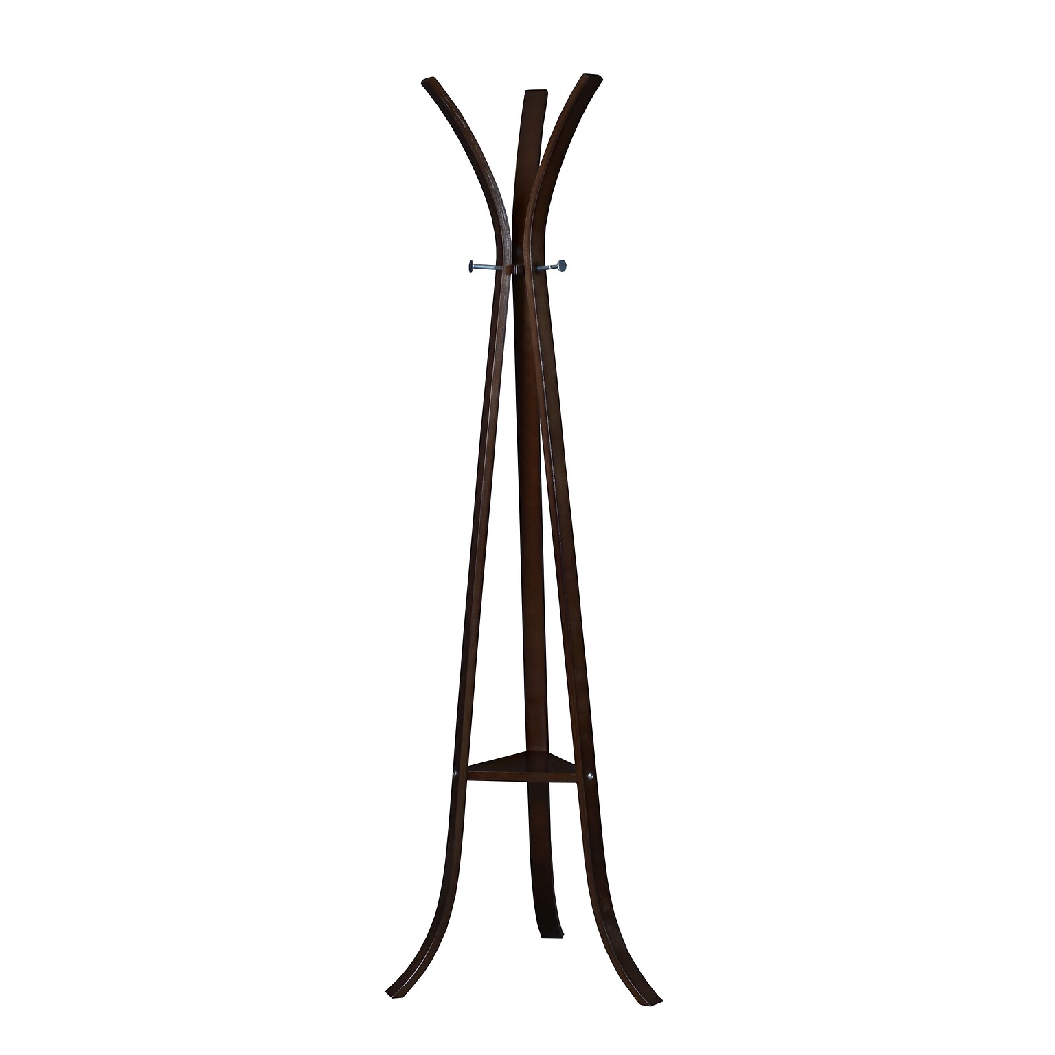 Niche Mia Bentwood Coat Rack, Mocha Walnut, Laminated Wood (2069MW)