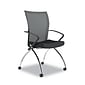 Safco Valore Training Series Polyester High Back Nesting Chair, Black