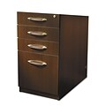 Safco® Aberdeen Collection in Mocha, File Pedestal for Desk