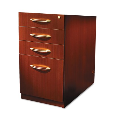 Safco® Aberdeen Collection in Cherry, File Pedestal for Desk