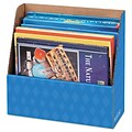 Folder Holder Storage Box; 11-3/4 x 4-1/4 x 11, Blue