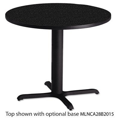 Safco® 36 Low Pressure Laminate Table Top, Charcoal Anthracite
