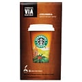 Starbucks VIA Instant Colombia Coffee, 0.12 oz, 8/Box (11009529)