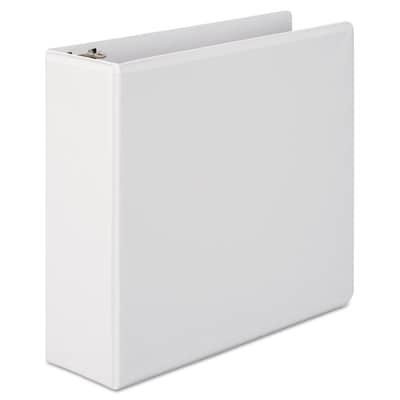 Wilson Jones 362 Basic 3 3-Ring View Binders, White (WLJ36249W)